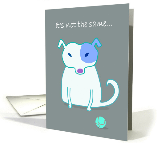 Missing You, Cute Dog card (664327)