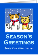 Holiday from Veterinarian card