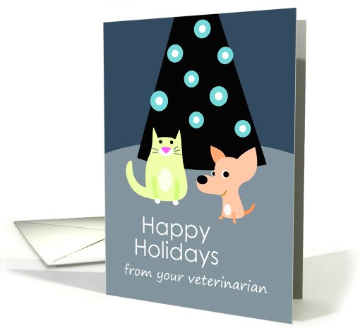 Happy Holidays from Veterinarian card (775793)