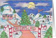 Christmas Land card