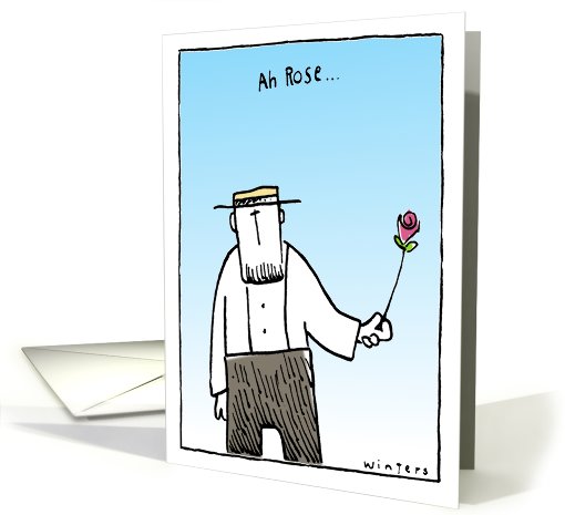 Amish Rose -Ah Rose card (495257)