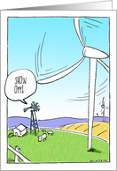 Windmill Envy, Birthday card