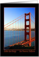 Golden Gate Bridge card