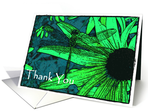 Thank You (Dragonfly) card (604178)