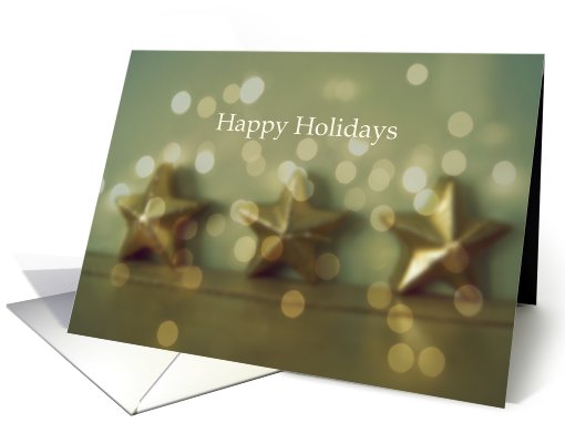 Happy Holidays- Shimmering Stars card (731123)