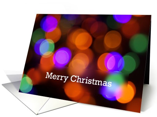 Merry Christmas- Bright Lights card (731165)