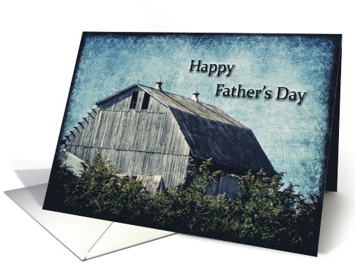 Happy Father's Day- Country Landscape card (746866)