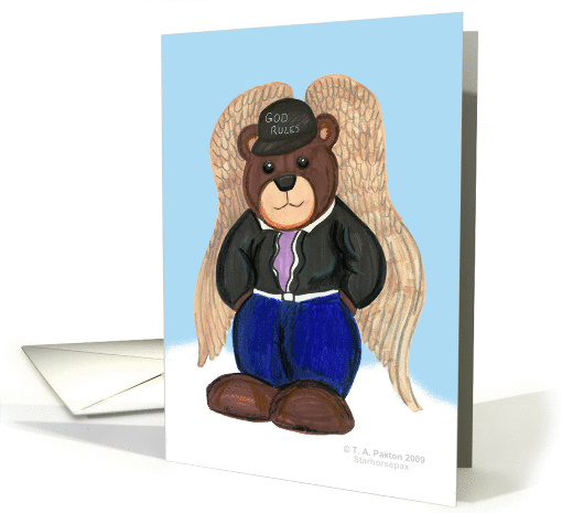 Angel Bear in Disguise Thank You card (501893)