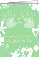 Baby Shower Congratulations Daughter-in-law card
