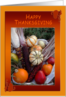 Thanksgiving Colorful Harvest card