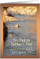 For Our Dad on Father’s Day River card