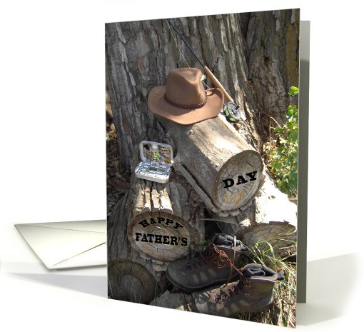 Happy Father's Day Fishing Gear card (690587)