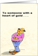 A Heart of Gold card