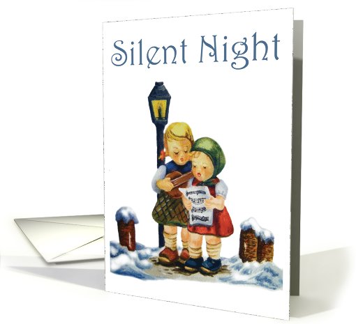 Silent Night Carolers card (695128)