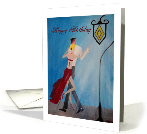 Street Lamp Dance happy birthday card (1232662)