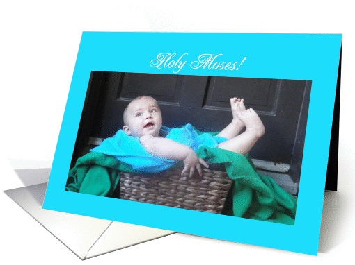 Holy Moses! Thank you for the baby shower gift card (1390556)
