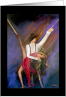 Power Of Dance Fine Art Love and Romance card