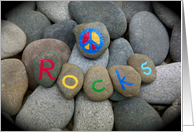 Peace Rocks card