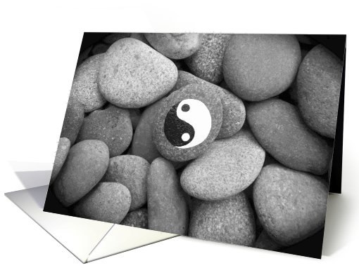 Yin Yang Rock card (553362)