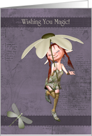 Daisy Elf Wishing You Magic! card