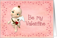 Cupid be my Valentine card