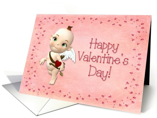Cupid Happy Valentine's Day card (541219)