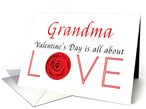 Grandma - Valentine's Day Card All about love card (1194608)