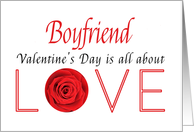 Boyfriend - Valentine’s Day is All about love card