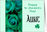 Aunt Happy St. Patrick’s Day Irish Roses card