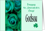 Godson Happy St. Patrick’s Day Irish Roses card