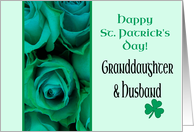 Granddaughter & Husband Happy St. Patrick’s Day Irish Roses card