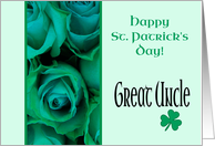 Great Uncle Happy St. Patrick’s Day Irish Roses card
