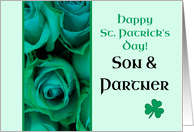 Son & Partner Happy St. Patrick’s Day Irish Roses card