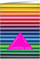 Congratulations on your Wedding Gay card