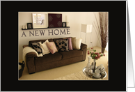 Congratulations New home Livingroom interior card
