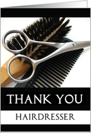 thank you hairdresser card