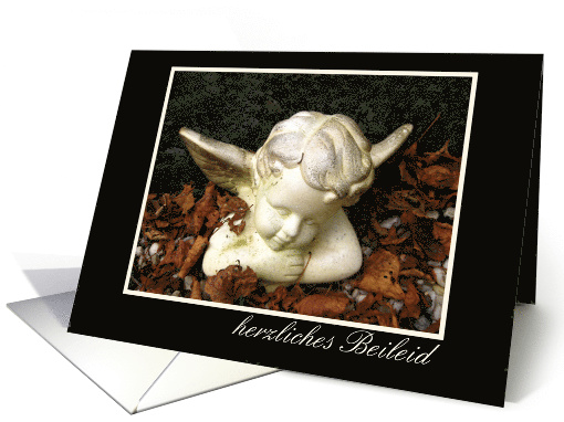 German Sympathy Guardian Angel card (602933)