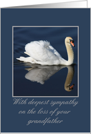 Floating swan loss of grandfather card