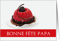 French Happy Father’s Day Red Velvet Cake card
