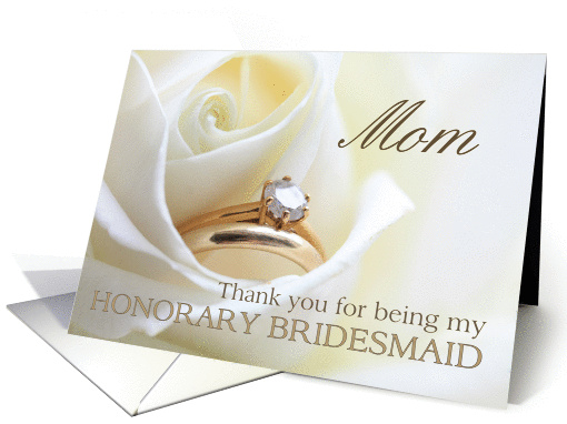 Mom Thank you for being my Honorary bridesmaid - Bridal... (850843)