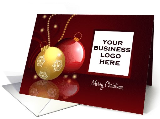 Business logo Merry Christmas Greetings Ornamental... (1105910)