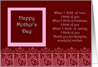 Mother’s Day card