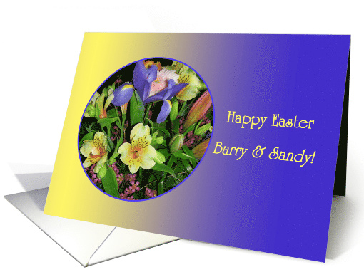 Flower Easter card (595153)