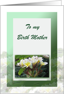 Flowers for Birth Mother on Mother’s Day card