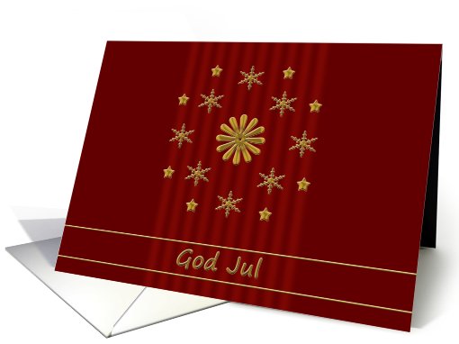 God Jul Christmas card (714191)