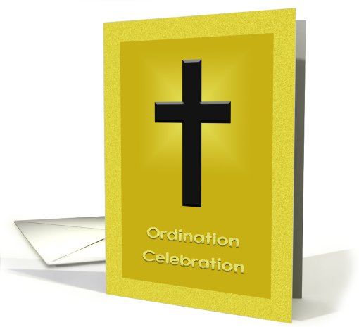 Ordination Invitation - Cross card (798914)