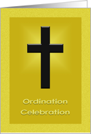 Ordination Invitation - Cross card