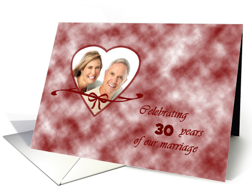 Wedding anniversary invitation - photo card (852075)