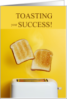 Promotion Funny Congratulations Toaster Toasting card