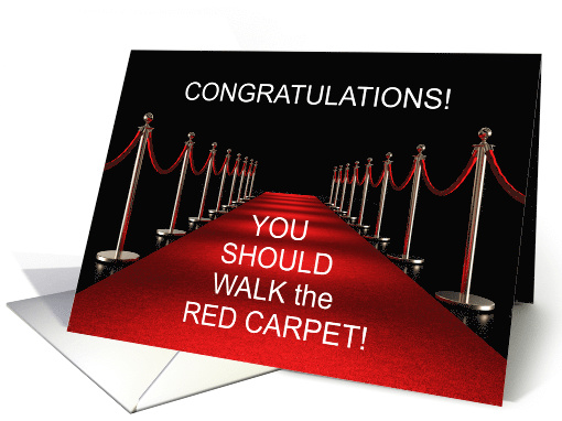 Congratulations Red Carpet You're a Star card (1676838)